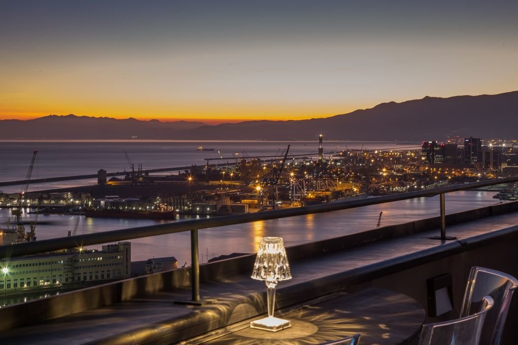 La cena degli Auguri in terrazza