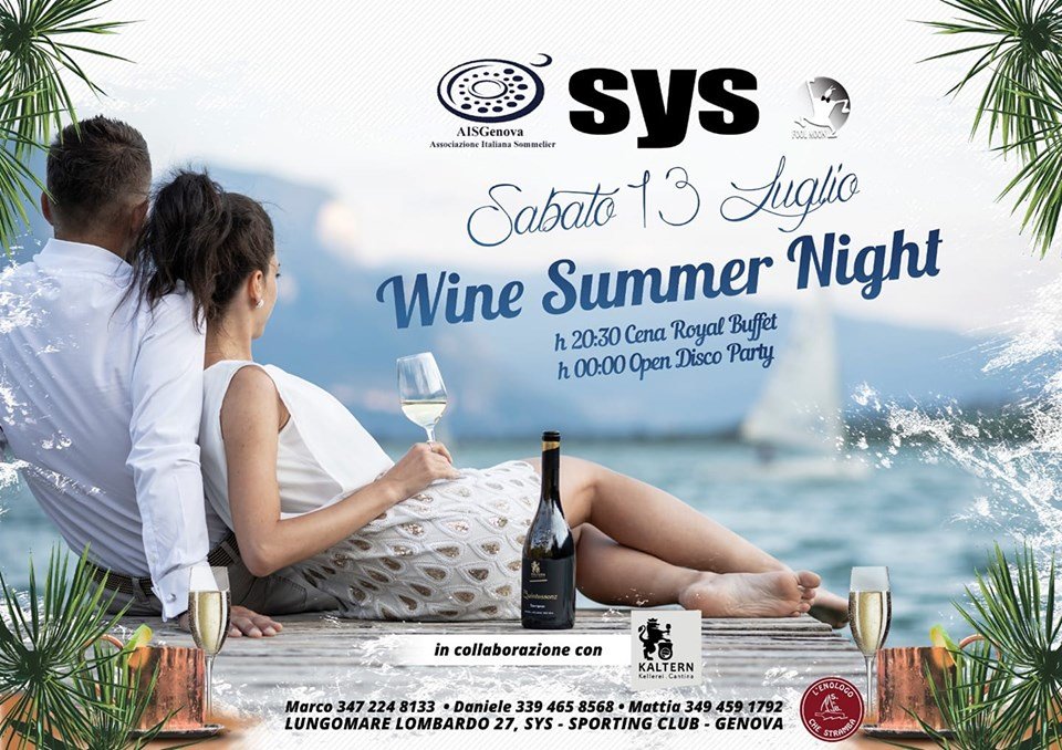 Benvenuta Estate - La cena al Sys