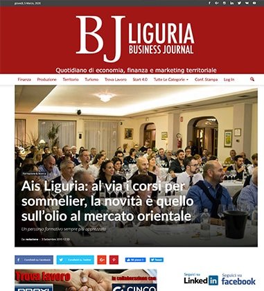 <p>Ais Liguria: al via i corsi per sommelier, la novità è quello sull’olio al mercato orientale</p>