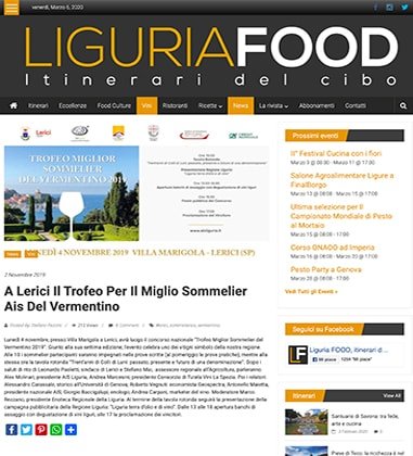 <p>A Lerici Il Trofeo Per Il Miglio Sommelier Ais Del Vermentino</p>