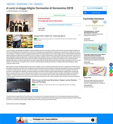 <p>A Lerici si elegge Miglior Sommelier di Vermentino 2019</p>