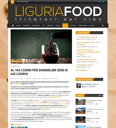 <p>Al via i corsi per sommelier 2020 di Ais Liguria</p>