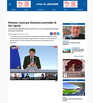 <p>Partono i corsi per diventare sommelier di Ais Liguria</p>