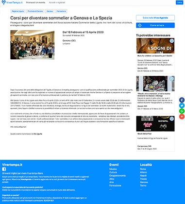 <p>Corsi per diventare sommelier a Genova e La Spezia</p>
