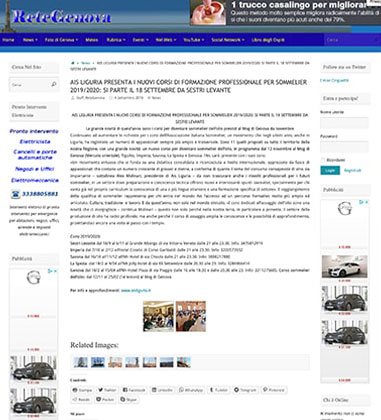 <p>Ais Liguria presenta i nuovi corsi di formazione professionale per sommelier 2019/2020: si parte il 18 settembre da Sestri Levante</p>