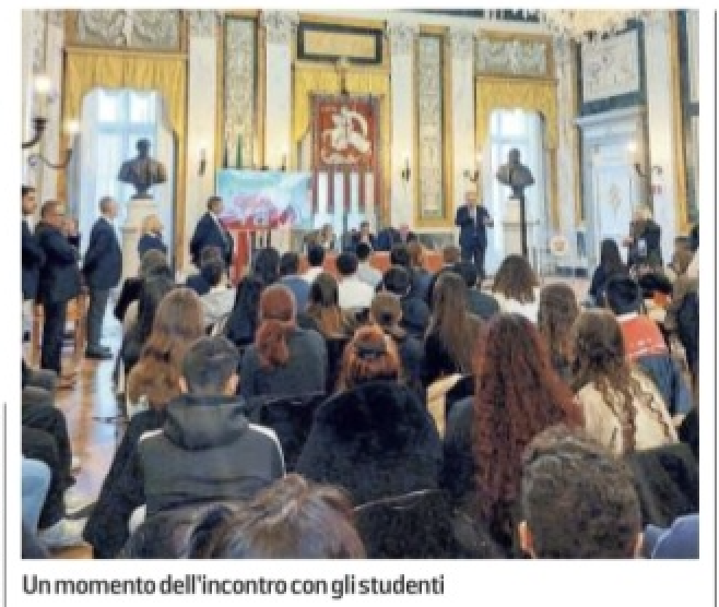 <p>Lezione sul bere consapevole agli studenti degli alberghieri "Vi spieghiamo cos'è il vino"</p>