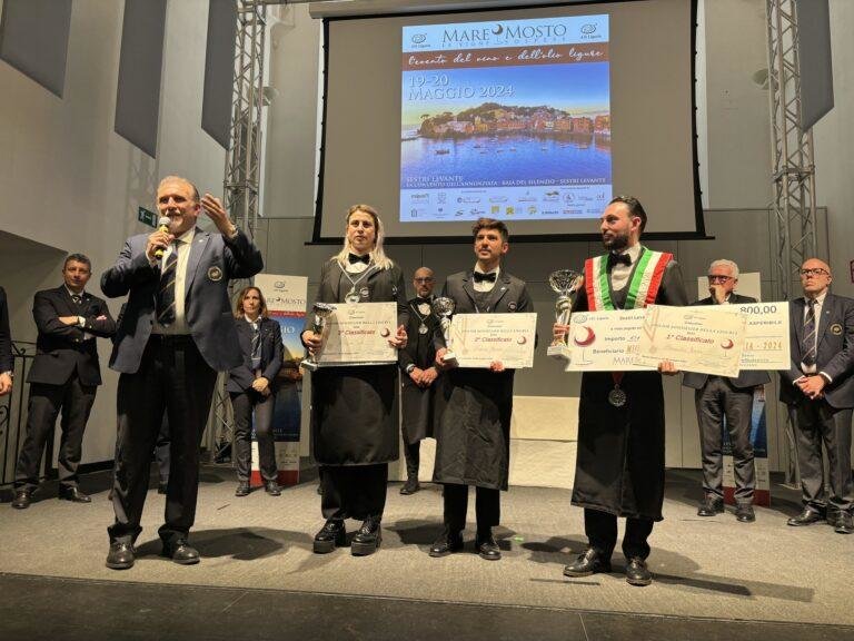<p>Mare&Mosto 2024, confermata l’affluenza degli anni precedenti e premiato il miglior sommelier di Liguria</p>
