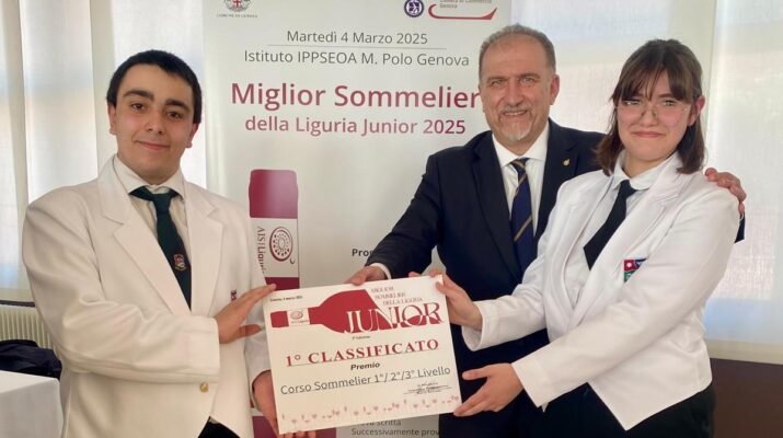 <p>Miglior sommelier junior, vincono una 18enne di Camogli e un 17enne genovese</p>