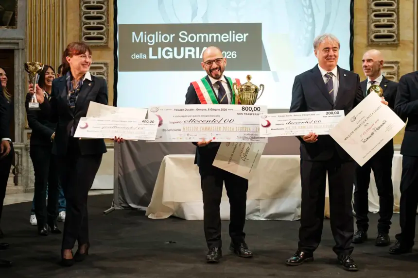 <p>Alberto Cau &egrave; il nuovo Miglior Sommelier della Regione Liguria 2026</p>