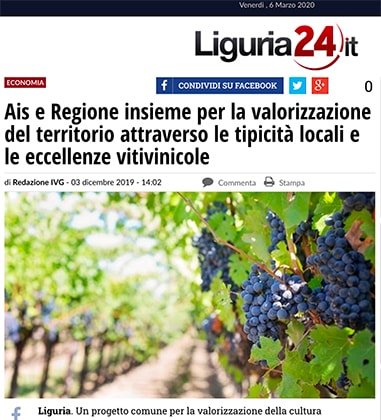 Ais e Regione insieme per la valorizzazione del territorio attraverso le tipicità locali e le eccellenze vitivinicole